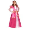 Robe Longue Rose De Princesse Médiévale, Enfant 1 Robe Longue Rose De Princesse Médiévale, Enfant -Boutique De Carnaval D'Halloween Robe longue rose de princesse medievale enfant