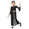 Robe Noire Argent De Princesse Médiévale 2 Robe Noire Argent De Princesse Médiévale -Boutique De Carnaval D'Halloween Robe noire argent de princesse medievale
