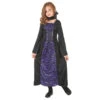 Robe Noire De Petite Vampire Imprimé Têtes De Mort