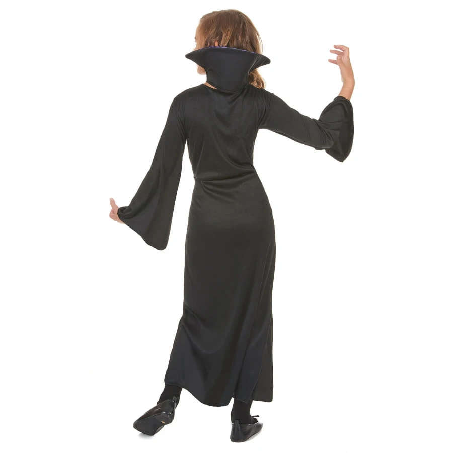 Robe Noire De Petite Vampire Imprimé Têtes De Mort 5 Robe Noire De Petite Vampire Imprimé Têtes De Mort – Image 3