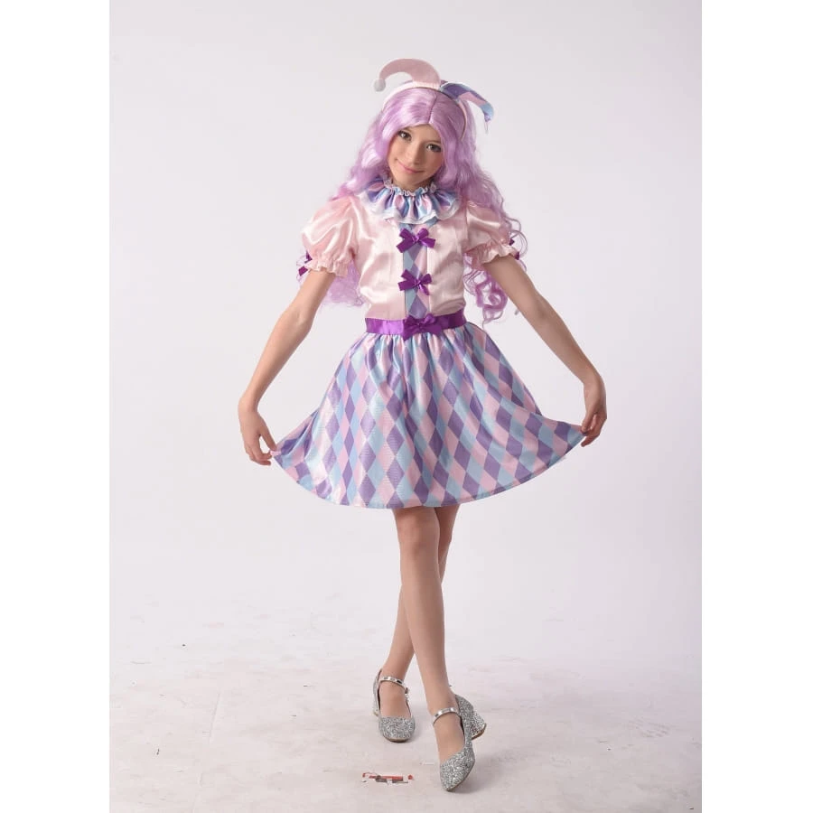 Robe Pastelle D'arlequine Pour Enfant 3 Robe Pastelle D'arlequine Pour Enfant