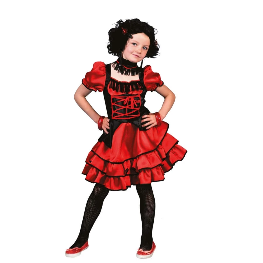 Robe Rouge De Cancan Pour Enfant 6 Robe Rouge De Cancan Pour Enfant – Image 4