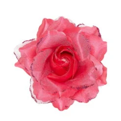 Rose Pour Cheveux De 10cm -Boutique De Carnaval D'Halloween Rose pour cheveux de 10cm 44716