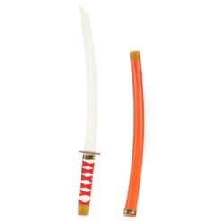 Déguisement Bleu Et Doré De Ninja Pour Enfant 11 Déguisement Bleu Et Doré De Ninja Pour Enfant -Boutique De Carnaval D'Halloween Sabre de ninja rouge pour enfant 60cm 2