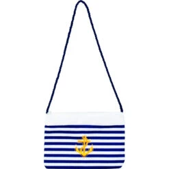 Sac à Main Motifs Marin En Tissu