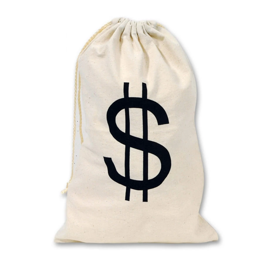 Sac De Voleur Avec Imprimé Dollars, 42x26cm 3 Sac De Voleur Avec Imprimé Dollars, 42x26cm