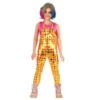 Salopette De Losanges Dorés Pour Fille -Boutique De Carnaval D'Halloween Salopette de losanges dores pour fille