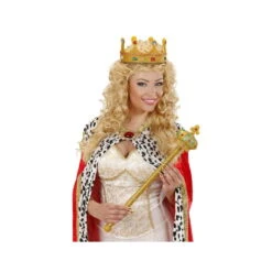 Sceptre Royal Doré Surmonté D'une Couronne