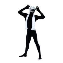 Combinaison Seconde Peau Noire -Boutique De Carnaval D'Halloween Seconde peau noir 969
