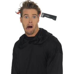 Serre Tête Couteau Dans La Tête -Boutique De Carnaval D'Halloween Serre tete couteau dans la tete n1