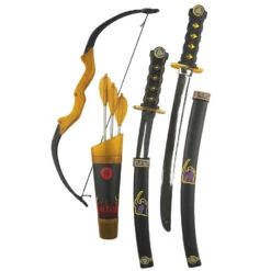 Déguisement De Ninja Avec Yeux Lumineux 9 Déguisement De Ninja Avec Yeux Lumineux -Boutique De Carnaval D'Halloween Set d armes ninja pour enfant