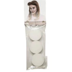 Set De 3 éponges Rondes à Maquillage