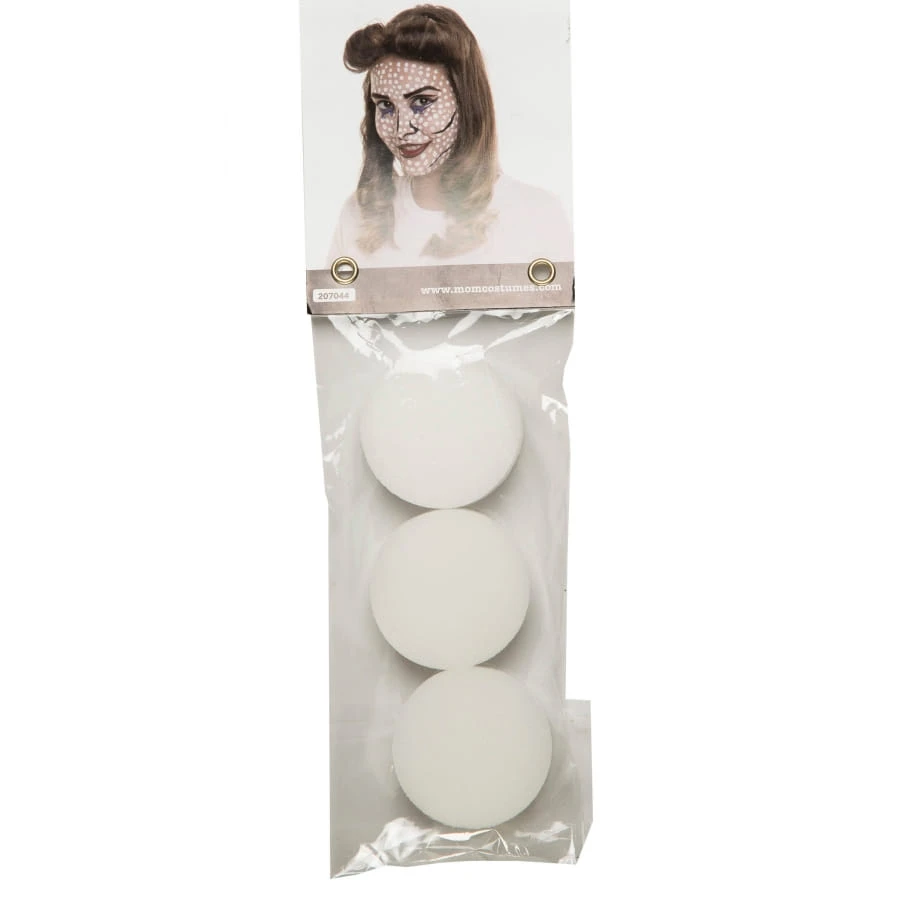 Set De 3 éponges Rondes à Maquillage 3 Set De 3 éponges Rondes à Maquillage