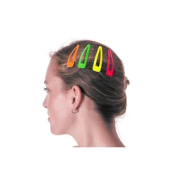 Set De 4 Barrettes Colorées Pour Cheveux