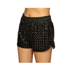 Short Noir Brillant Pour Femme