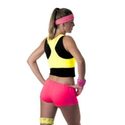 Shorty Rose Fluo Pour Femme