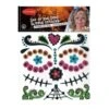 Stickers Lady Calavera Pailletés Pour Visage 1 Stickers Lady Calavera Pailletés Pour Visage -Boutique De Carnaval D'Halloween Stickers lady calavera pailletes pour visage
