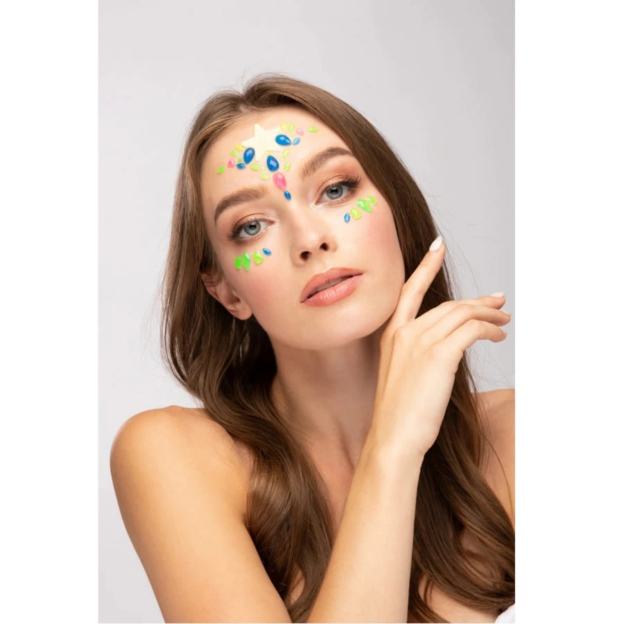 Strass étoiles Phosphorescentes Pour Le Visage 4 Strass étoiles Phosphorescentes Pour Le Visage – Image 2