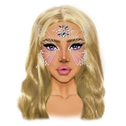 Strass Papillon Pour Visage