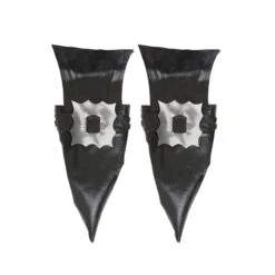 Sur-chaussures Noires De Sorcière En Simili Cuir