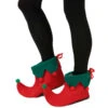 Sur-chaussures Rouge Et Vert D'elfe -Boutique De Carnaval D'Halloween Sur chaussures rouge et vert d elfe 5