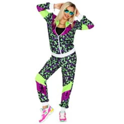 Survêtement Imprimé Léopard Vert Flash Pour Adulte 10 Survêtement Imprimé Léopard Vert Flash Pour Adulte -Boutique De Carnaval D'Halloween Survetement imprime leopard vert flash pour adulte 68862