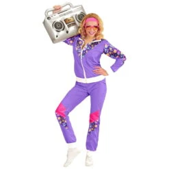 Survêtement Violet Années 80 Grande Taille 9 Survêtement Violet Années 80 Grande Taille -Boutique De Carnaval D'Halloween Survetement violet annees 80 grande taille 68597