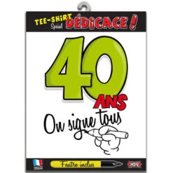 T-shirt D'anniversaire à Dédicasser -Boutique De Carnaval D'Halloween T shirt d anniversaire a dedicasser 20455