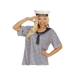 T-shirt Et Béret De Marin 6 T-shirt Et Béret De Marin -Boutique De Carnaval D'Halloween T shirt et beret de marin 28665