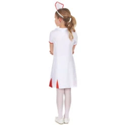 Tenue Blanche D'infirmière Pour Enfant -Boutique De Carnaval D'Halloween Tenue blanche d infirmiere pour enfant 24401
