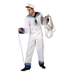 Tenue Blanche De Marin Pour Homme Adulte
