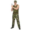 Tenue Camouflage De Militaire Pour Homme -Boutique De Carnaval D'Halloween Tenue camouflage de militaire pour homme