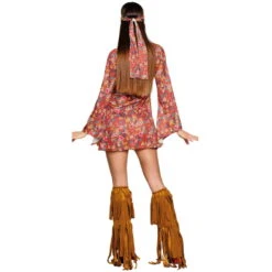 Tenue Courte Peace And Love Hippie Pour Femme -Boutique De Carnaval D'Halloween Tenue courte peace and love hippie pour femme 41866