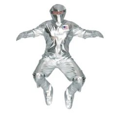 Tenue D'astronaute Futuriste Argenté Pour Adulte