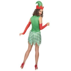 Tenue D'elfe De Noël Pour Femme Adulte 8 Tenue D'elfe De Noël Pour Femme Adulte -Boutique De Carnaval D'Halloween Tenue d elfe de noel pour femme adulte 27079