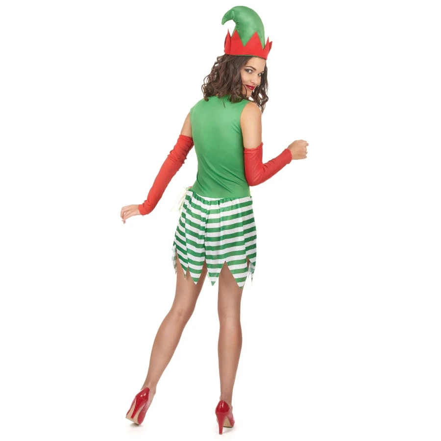 Tenue D'elfe De Noël Pour Femme Adulte 5 Tenue D'elfe De Noël Pour Femme Adulte – Image 3