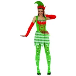 Tenue D'elfe De Noël Pour Femme Adulte 9 Tenue D'elfe De Noël Pour Femme Adulte -Boutique De Carnaval D'Halloween Tenue d elfe de noel pour femme adulte 27080