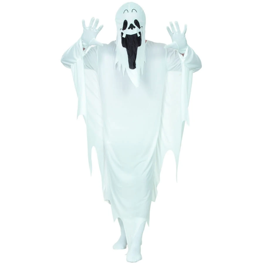 Tenue De Fantôme Blanc Traditionnel Pour Adulte 5 Tenue De Fantôme Blanc Traditionnel Pour Adulte – Image 3