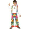 Tenue De Hippie Peace And Love Fleurie Enfant -Boutique De Carnaval D'Halloween Tenue de hippie peace and love fleurie enfant
