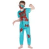 Tenue De Médecin Zombie Ensanglanté Pour Enfant 2 Tenue De Médecin Zombie Ensanglanté Pour Enfant -Boutique De Carnaval D'Halloween Tenue de medecin zombie ensanglante pour enfant