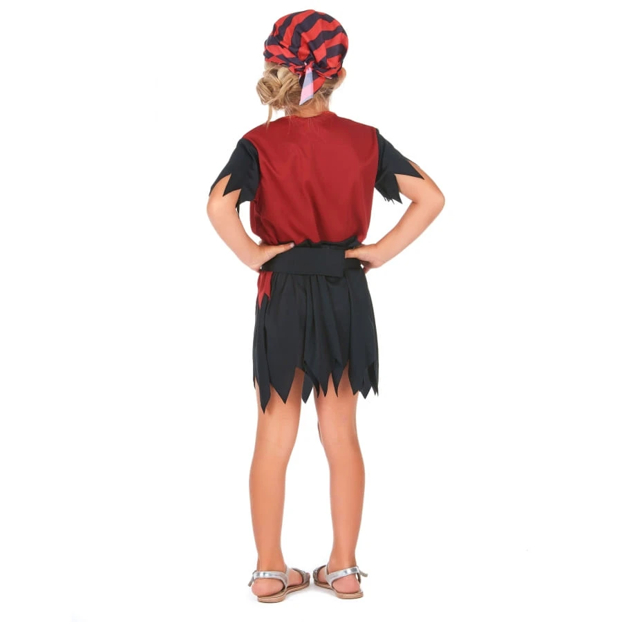 Tenue De Petite Piratesse Noire Et Rouge 6 Tenue De Petite Piratesse Noire Et Rouge – Image 4