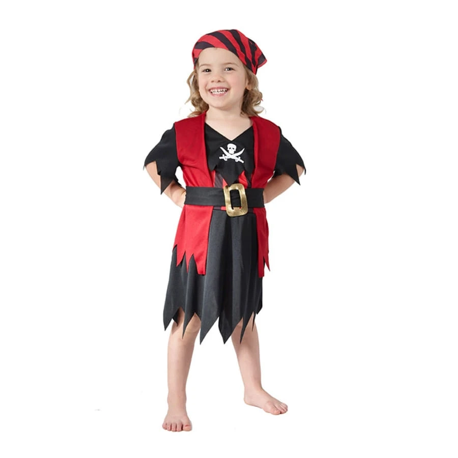 Tenue De Petite Piratesse Noire Et Rouge 3 Tenue De Petite Piratesse Noire Et Rouge