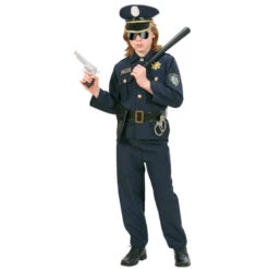 Tenue De Policier Bleue Pour Enfant 7 Tenue De Policier Bleue Pour Enfant -Boutique De Carnaval D'Halloween Tenue de policier bleue pour enfant 15233
