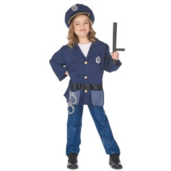 Tenue De Policier Pour Enfant Avec Accessoires 9 Tenue De Policier Pour Enfant Avec Accessoires -Boutique De Carnaval D'Halloween Tenue de policier pour enfant avec accessoires 68261