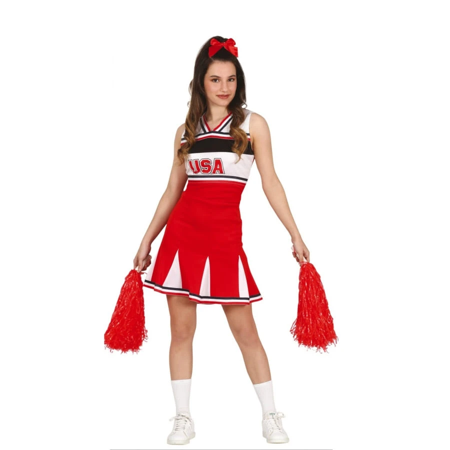 Tenue De Pompom Girl Rouge Pour Adolescente 3 Tenue De Pompom Girl Rouge Pour Adolescente