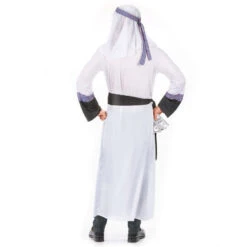 Tenue De Prince Arabe Blanche Et Violette 9 Tenue De Prince Arabe Blanche Et Violette -Boutique De Carnaval D'Halloween Tenue de prince arabe blanche et violette 14062