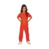 Tenue De Prisonnière Orange Pour Enfant