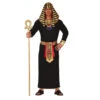 Tenue De Roi D'Egypte Noire Et Dorée Pour Homme
