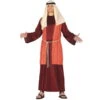 Tenue De Roi Mage Rouge Pour Homme