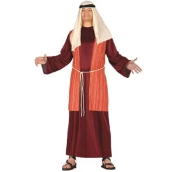 Tenue De Roi Mage Rouge Pour Homme